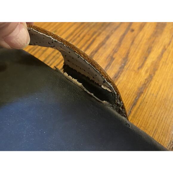 Dr Martens Brown Leather Flip Sandals Mens Shoes 13 - Picture 9 of 9